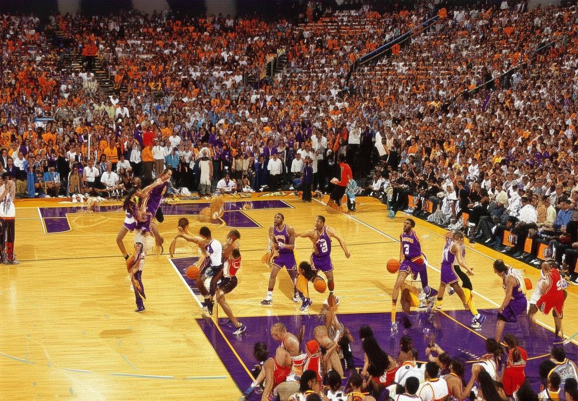 2002年NBA科比姚明巅峰对决：湖人火箭传奇之夜(图1)